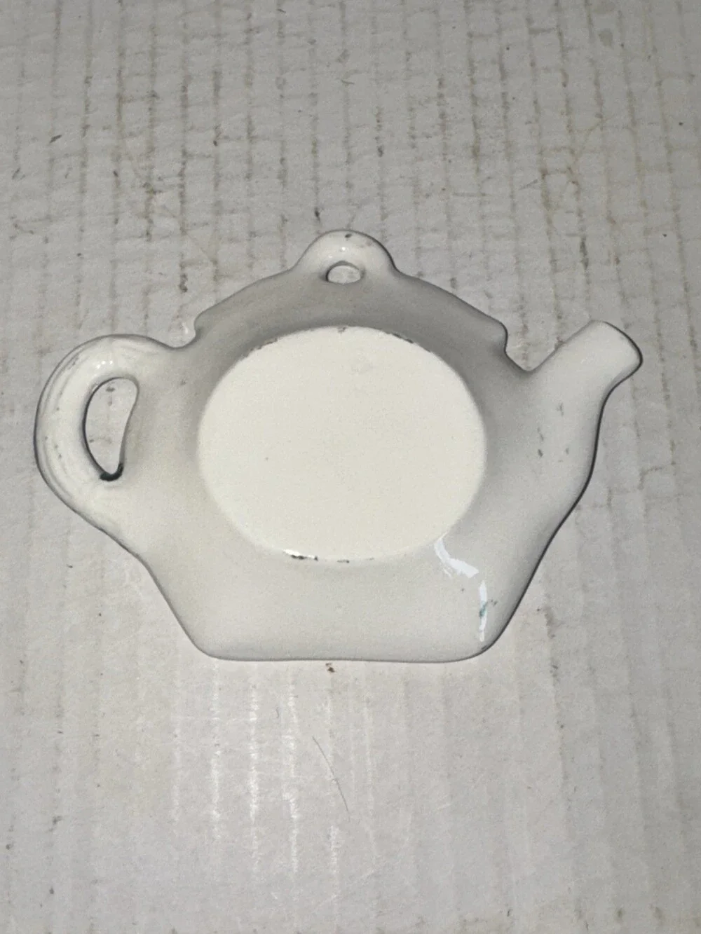 Ceramic Tea Bag Holder Teapot Lemon Green I’ll Hold the Bag